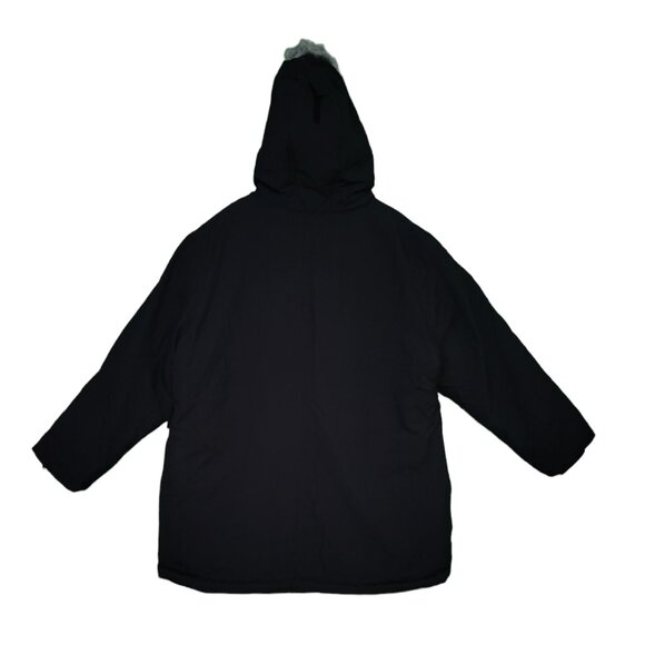 Wantdo Men Black Jacket Hodded Sz 4X Mid-Legth - Picture 7 of 7